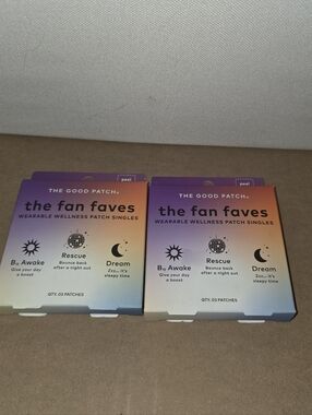 The Fan Faves Wearable Wellness Patch Singles - Purple Gradient 2 BOXES!